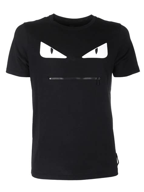 fendi yellow eyes t shirt